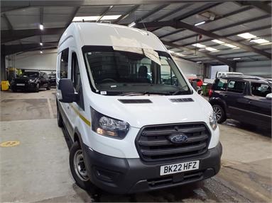 FORD TRANSIT 350 L3 DIESEL FWD 2.0 EcoBlue 130ps H3 Leader Van Diesel - WHITE - BK22HFZ - 5 Door Messing Unit