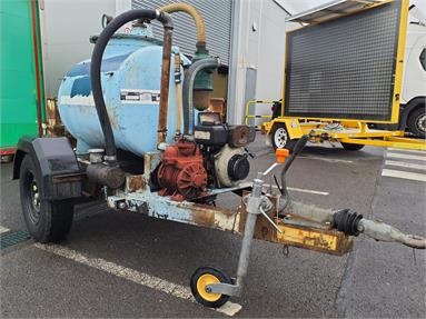 WHALE VACUUM TANK SINGLE AXLE Not Specified - BLUE - SGT31028 - Plant Item