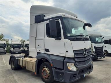 MERCEDES-BENZ ACTROS 1840 4X2 SLEEPER EURO 6 TRACTOR UNIT Sleep Cab Air Susp Diesel - WHITE - YJ65WGO - 2 Door Tractor Unit