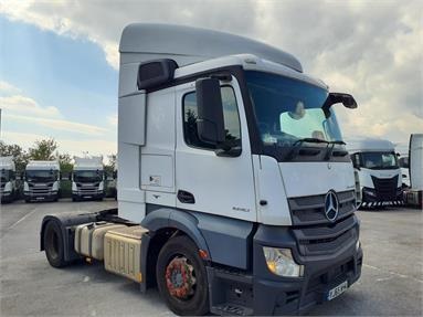 MERCEDES-BENZ ACTROS 1840 4X2 SLEEPER EURO 6 TRACTOR UNIT 2 Seats Sleep Cab Air Susp Diesel - WHITE - YJ65WHA - 2 Door Tractor Unit