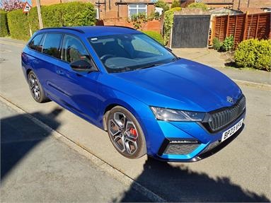 SKODA OCTAVIA 2.0 TDI 200 vRS 5dr DSG Petrol - BLUE - BP23VFA - 5 Door Estate