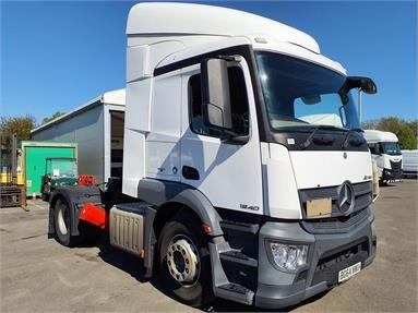 MERCEDES-BENZ ACTROS 1840 4X2 SLEEPER EURO 6 TRACTOR UNIT 2 Seats Sleep Cab Air Susp Diesel - WHITE - BG64NWU - 2 Door Tractor Unit