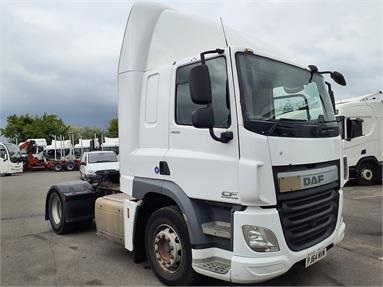 DAF CF400 4X2 SLEEPER EURO 6 TRACTOR UNIT 2 Seats Sleep Cab Air Susp Diesel - WHITE - PJ64MVM - 2 Door Tractor Unit
