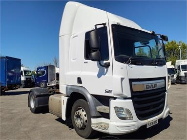 DAF CF400 4X2 SLEEPER EURO 6 TRACTOR UNIT 2 Seats Sleep Cab Air Susp Diesel - WHITE - PJ64MWG - 2 Door Tractor Unit
