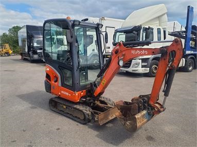 KUBOTA KX016-4 MINI DIGGER WITH 3 BUCKETS Diesel - ORANGE - SGT38668 - Plant Item