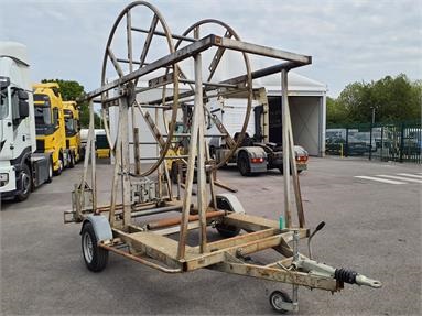 STEVE VICK PIPE COIL TRAILER SINGLE AXLE Not Specified - SILVER - SGT38405 - Plant Item