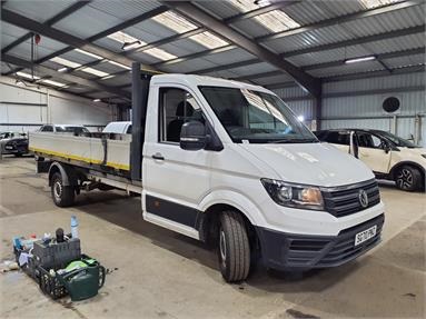 VOLKSWAGEN CRAFTER CR35 LWB DIESEL FWD 2.0 TDI 177PS Startline Chassis cab Diesel - WHITE - SG70PNZ - 2 Door Dropside Body