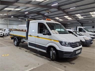 VOLKSWAGEN CRAFTER CR35 LWB DIESEL FWD 2.0 TDI 140PS Startline ETG Tipper D/Cab Diesel - WHITE - SE68XJM - 4 Door Tipper Body