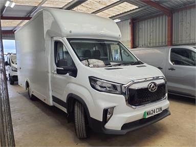 MAXUS E DELIVER 9 MWB ELECTRIC FWD 150kW Chassis Cab 65kWh N2 Auto Electric - WHITE - MA24CXN - 2 Door Luton Box Body
