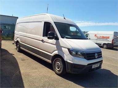 VOLKSWAGEN CRAFTER CR35 LWB DIESEL FWD 2.0 TDI 140PS Startline Business High Roof Van Diesel - WHITE - FG71NBF - 5 Door Fridge Panel Van