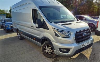 FORD TRANSIT 350 L4 DIESEL RWD 2.0 EcoBlue Hybrid 130ps H3 Limited Van Diesel - SILVER - WN22UWY - 5 Door Panel Van