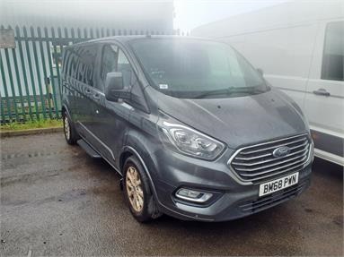 FORD TOURNEO CUSTOM L2 DIESEL FWD 2.0 EcoBlue 130ps Low Roof 8 Seater Titanium Diesel - GREY - BM68PWN - Bus (Mini Less 18 seats)