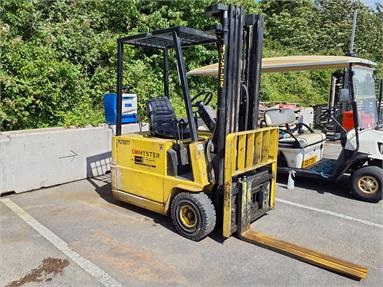 HYSTER A1.50XL 1.5TON  FORKLIFT WITH CHARGER Electric - YELLOW - VLSFLT5077 - Plant Item