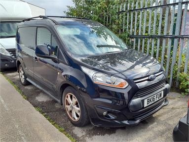 FORD TRANSIT CONNECT 200 L1 DIESEL 1.6 TDCi 115ps Limited Van Diesel - BLACK - BK16FUW - 5 Door Panel Van