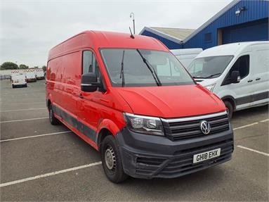 VOLKSWAGEN CRAFTER CR35 LWB DIESEL FWD 2.0 TDI 140PS Startline High Roof Van Diesel - RED - GH18EHX - 5 Door Panel Van