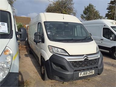 CITROEN RELAY 35 L3 DIESEL 2.0 BlueHDi H2 Van 130ps Enterprise Diesel - WHITE - FJ68ZHU - 5 Door Panel Van