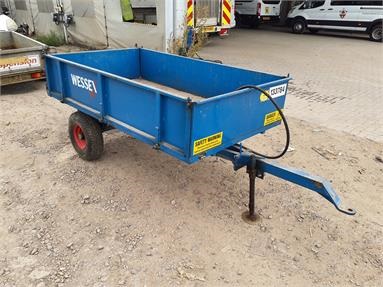 WESSEX STT TIPPIJG TRAILER SINGLE AXLE Not Specified - BLUE - VLS133784 - Plant Item