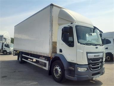 DAF LF260 4X2 DAY EURO 6 GRP BOX 2 Seats GRP Body Day cab Steel Susp 26ft Diesel - WHITE - YN20YYF - 2 Door Box Body