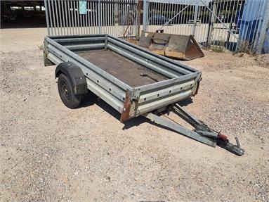 BRENDERUP PLANT TRAILER SINGLE AXLE Not Specified - SILVER - VLSLST001 - Plant Item