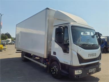 IVECO EUROCARGO 75.160 4X2 DAY EURO 6 GRP BOX 3 Seats GRP Body Day cab Steel Susp 20ft Diesel - WHITE - NV70LUR - 2 Door Box Body
