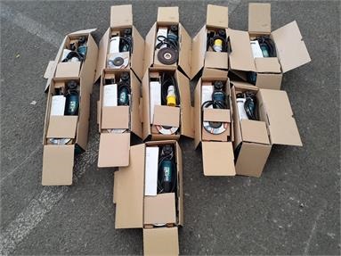 MAKITA GA4530R 115M 110V ANGLE GRINDERS QUANTITY 11 - UNUSED Electric - BLUE - P115748 - Plant Item