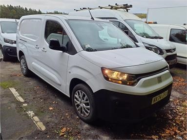 FIAT DOBLO MAXI L2 DIESEL 1.5 BlueHDi 1000kg 100 Van Diesel - WHITE - NX74EFU - 6 Door Panel Van