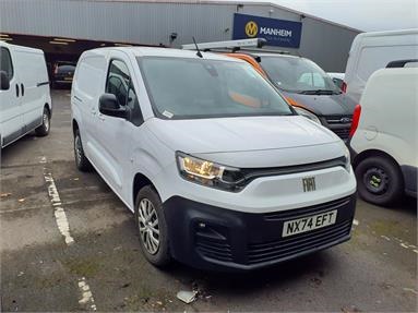 FIAT DOBLO MAXI L2 DIESEL 1.5 BlueHDi 1000kg 100 Van Diesel - WHITE - NX74EFT - 6 Door Panel Van
