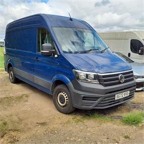 VOLKSWAGEN CRAFTER CR35 MWB DIESEL FWD 2.0 TDI 140PS Startline Business High Roof Van Diesel - BLUE - SG72VVS - 5 Door Panel Van