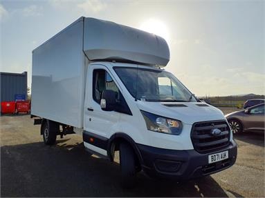 FORD TRANSIT 350 L4 DIESEL FWD 2.0 EcoBlue 130ps Leader Luton Van Diesel - WHITE - BD71AUK - 2 Door Luton Box Body
