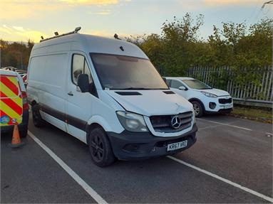 MERCEDES-BENZ SPRINTER 314CDI MEDIUM DIESEL 3.5t Van Diesel - WHITE - KR67VRZ - 5 Door Panel Van