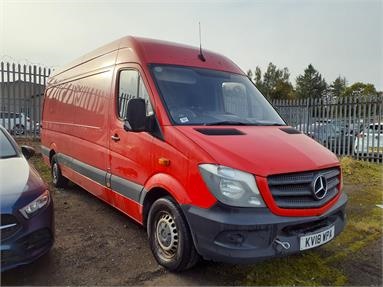 MERCEDES-BENZ SPRINTER 314CDI LONG DIESEL 3.5t High Roof Van Diesel - RED - KV18WPA - 5 Door Panel Van
