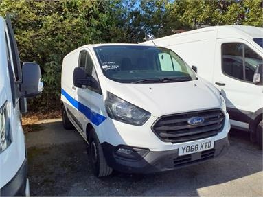 FORD TRANSIT CUSTOM 320 L1 DIESEL FWD 2.0 TDCi 130ps Low Roof Van Diesel - WHITE - YO68KTD - 5 Door Panel Van
