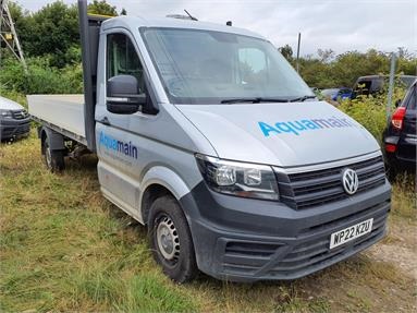 VOLKSWAGEN CRAFTER CR35 LWB DIESEL FWD 2.0 TDI 140PS Startline ETG Dropside Diesel - SILVER - WP22KZU - Dropside Body