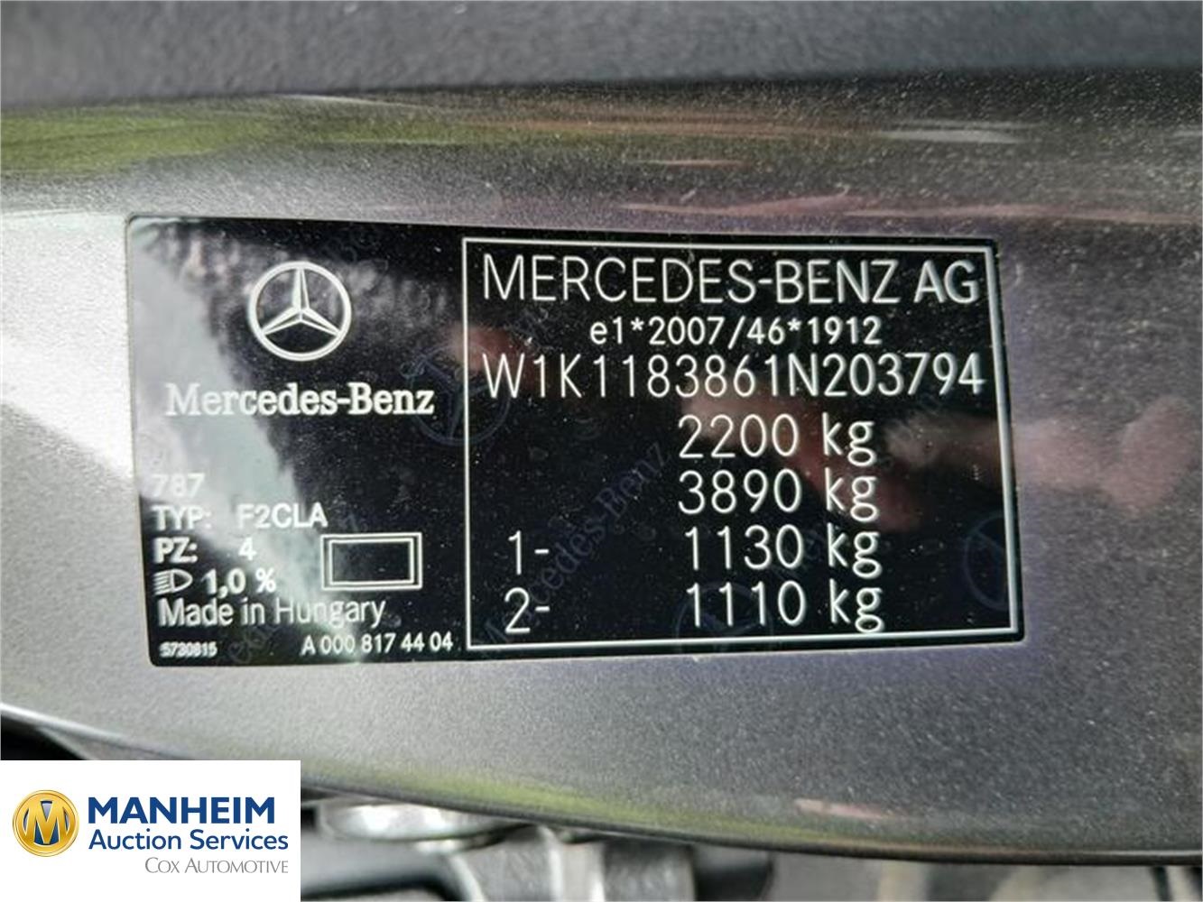 Foto Mercedes Benz CLA 38
